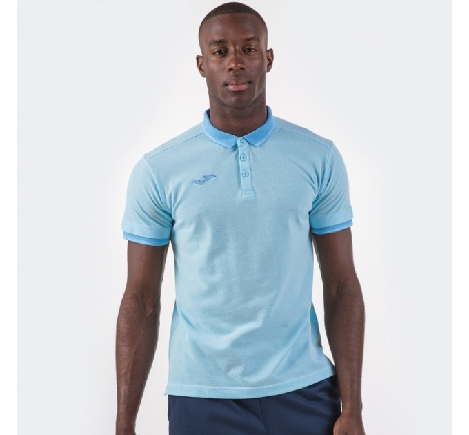 Чоловіче поло JOMA BALI II Блакитний 2XL (100748.350 2XL)