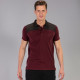 Поло Joma POLO SHIRT WINNER II COTTON BURGUNDY-BLACK S/S бордовий,чорний M 101282.672 M