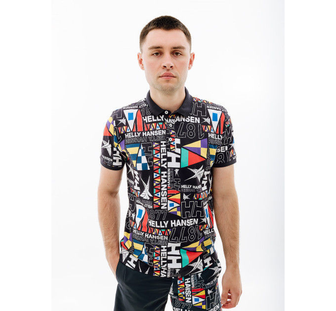Чоловіче Поло HELLY HANSEN NEWPORT POLO Різнокольоровий XL (7d34304-599 XL)
