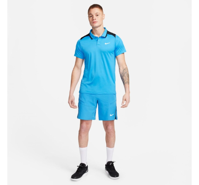Чоловіче Поло Nike Dri-fit Advantage polo Блакитний M (FD5317-435 M)
