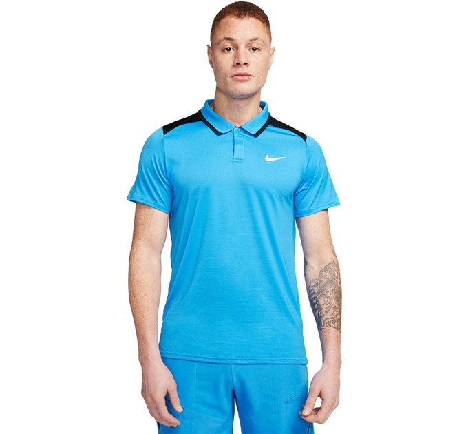 Чоловіче Поло Nike Dri-fit Advantage polo Блакитний M (FD5317-435 M)