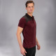 Поло Joma POLO SHIRT WINNER II COTTON BURGUNDY-BLACK S/S бордовий,чорний S 101282.672 S