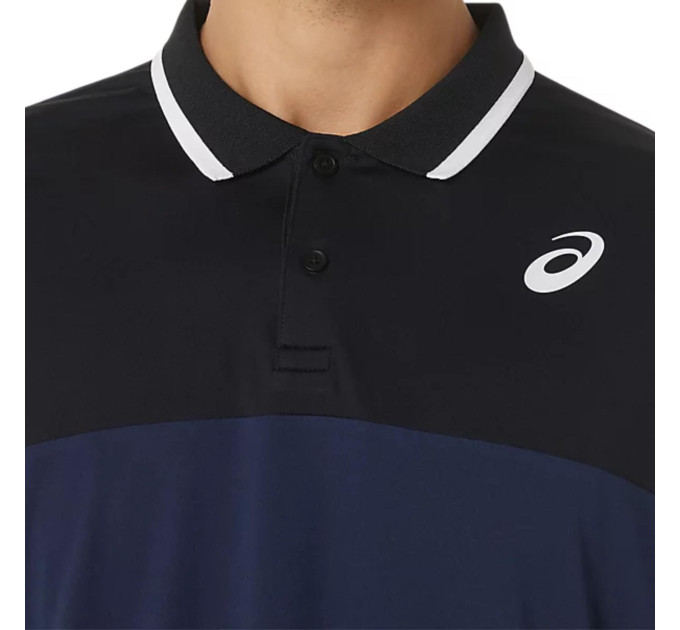 Чоловіче Поло Asics COURT POLO SHIRT Темно-синій XL (2041A256-401 XL)