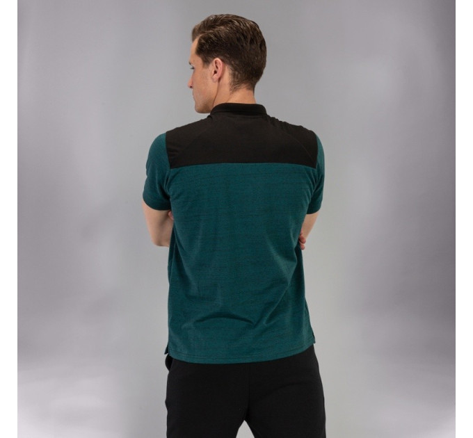 Поло Joma POLO SHIRT WINNER II COTTON GREEN-BLACK S/S зелений,чорний L 101282.425 L