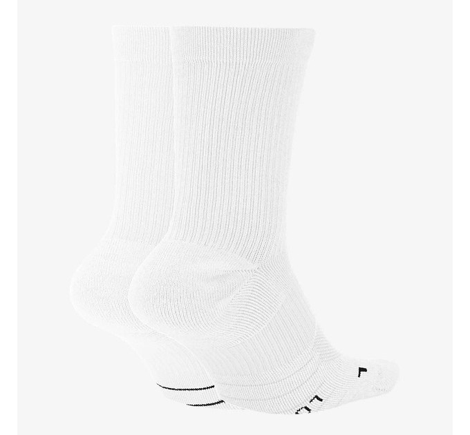 Чоловічі Шкарпетки Nike U NK MLTPLIER CRW 2PR білий Уні 38-42 SX7557-100 38-42
