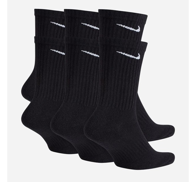 Чоловічі Шкарпетки Nike U NK EVERYDAY CUSH CREW 6PR-BD чорний Уні 42-46 SX7666-010 42-46