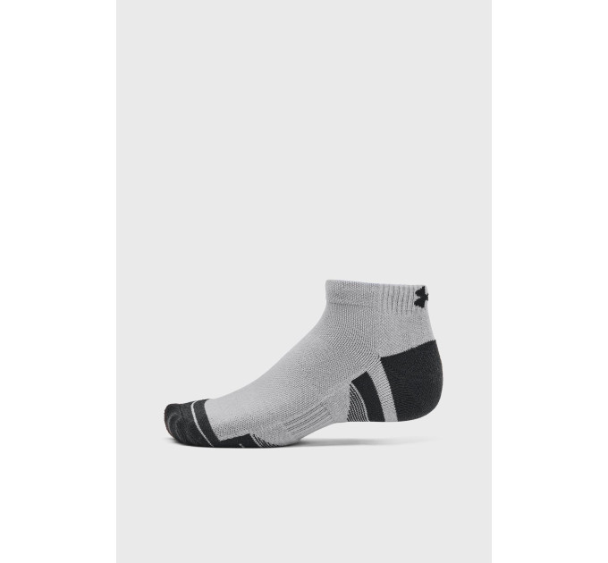 Чоловічі Шкарпетки UA Performance Tech 3pk Low Сірий XL (1379504-011 XL)
