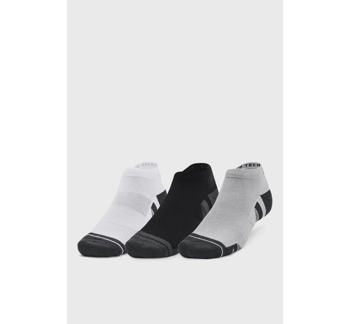 Чоловічі Шкарпетки UA Performance Tech 3pk Low Сірий XL (1379504-011 XL)