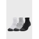 Шкарпетки UA Performance Tech 3pk Qtr Сірий Уні XL (1379510-011XL)