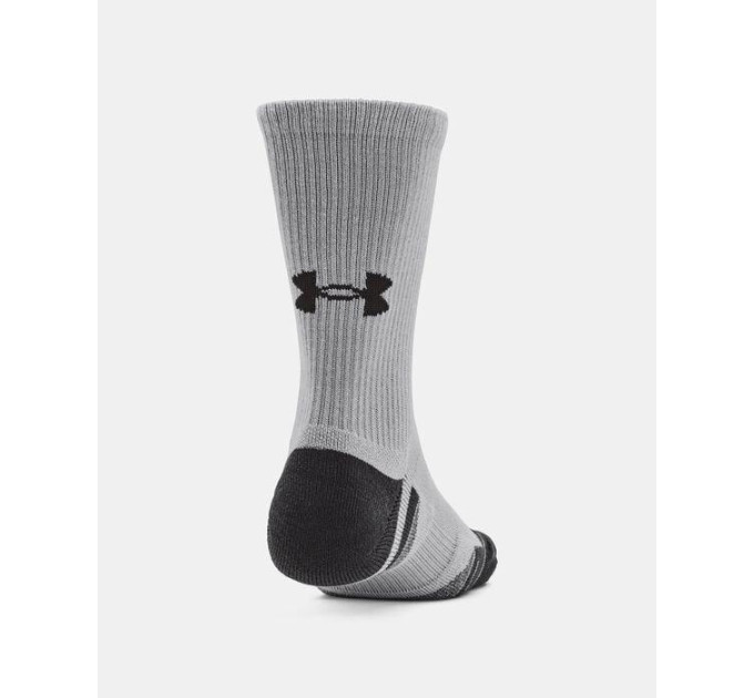 Шкарпетки UA Performance Tech 3pk Crew Сірий Уні L (1379512-011 L)