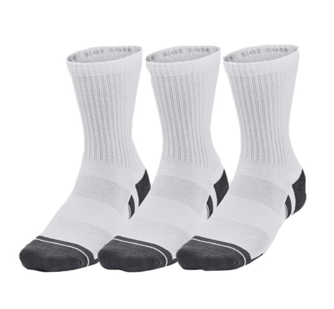 Шкарпетки UA Performance Cotton 3p Mid білий Уні LG 1379530-100 LG