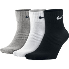 Чоловічі Шкарпетки Nike U NK PERF LTWT QT 3PR Чорний, Білий, Сірий L (42-46) (SX4706-901 42-46)