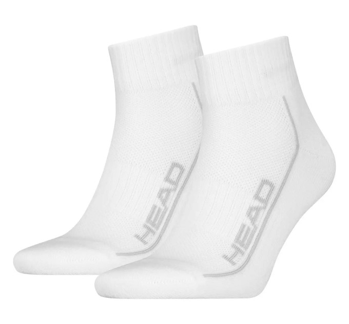 Шкарпетки Head all sports performance quarter 2 pairs Білий 35-38 (701229022-002 35-38)