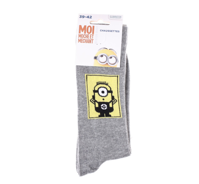 Шкарпетки Minions Minion In Square 1-pack 43-46 light gray 93153667-6