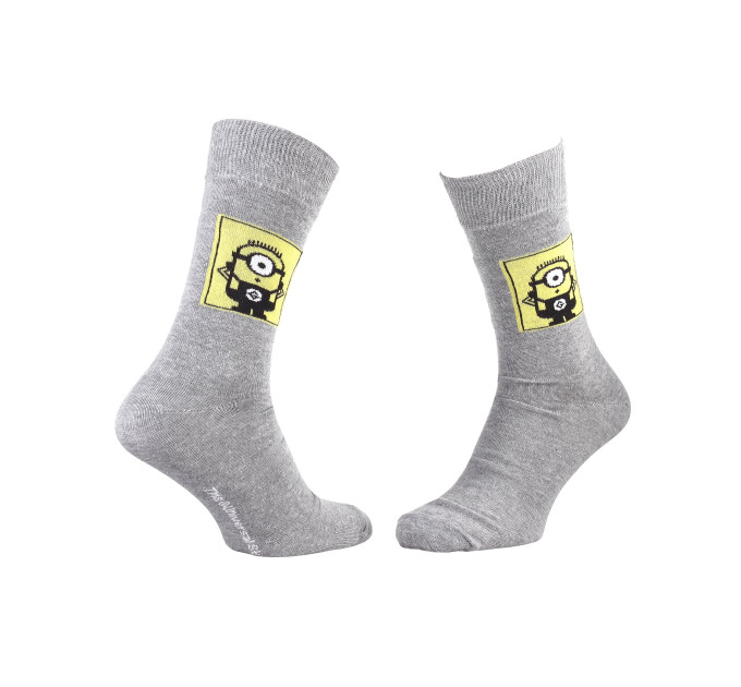 Шкарпетки Minions Minion In Square 1-pack 43-46 light gray 93153667-6
