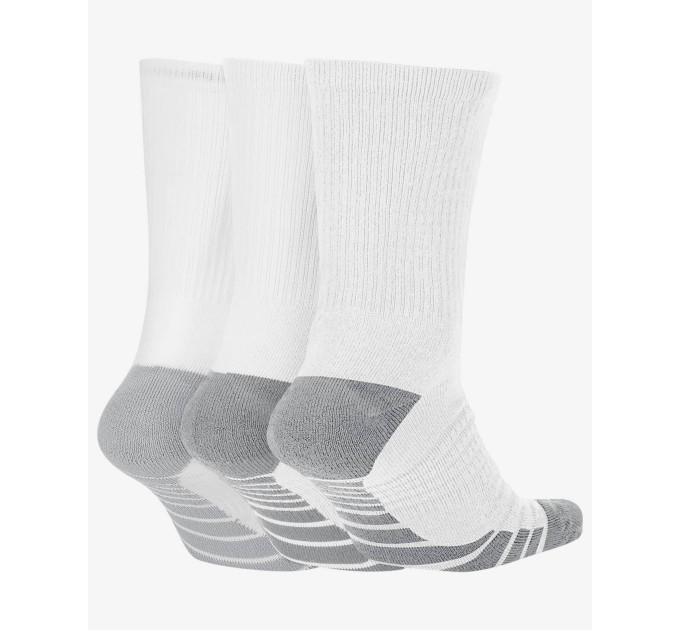 Шкарпетки Nike Evry Max Cush Crew 3-pack 46-50 white SX5547-100