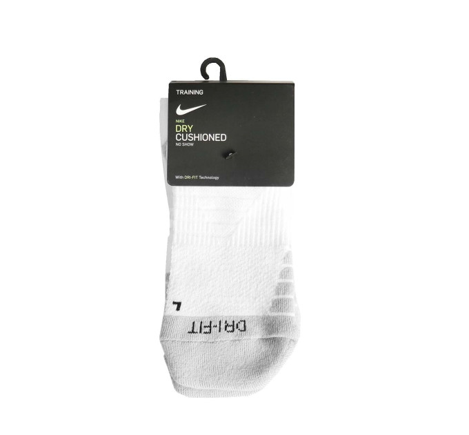 Шкарпетки Nike Everyday Max Cushioned No Show 3-pack 38-42 white/gray SX6964-100