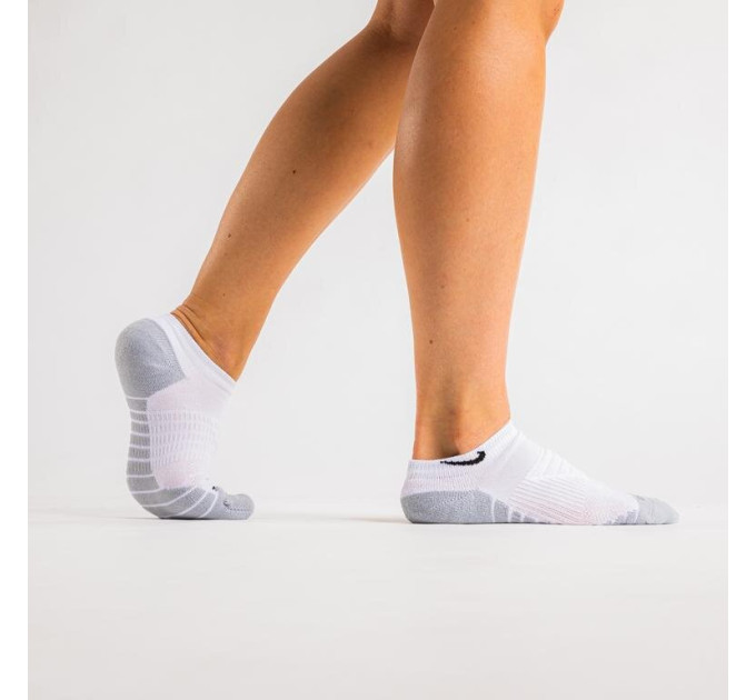 Шкарпетки Nike Everyday Max Cushioned No Show 3-pack 38-42 white/gray SX6964-100