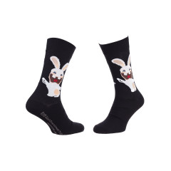 Шкарпетки Rabbids Invasion Rabbits Open Arm 1-pack Чорний 43-46 (93153261-1 43-46)