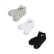 Шкарпетки Nike Value Cush Ankle 3-pack 34-38 black/gray/white SX4926-901