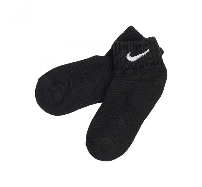 Шкарпетки Nike Value Cush Ankle 3-pack 34-38 black/gray/white SX4926-901
