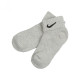 Шкарпетки Nike Value Cush Ankle 3-pack 34-38 black/gray/white SX4926-901