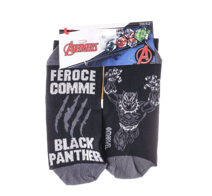 Шкарпетки Marvel Avengers Black Panther 1-pack 43-46 white/black 93154862-4 Шкарпетки Marvel Avengers Black Panther 1-pack 43-46 white/black 93154862-4