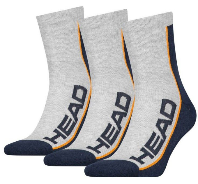 Шкарпетки Head Performance Short Crew 3-pack 35-38 gray/blue 781010001-870