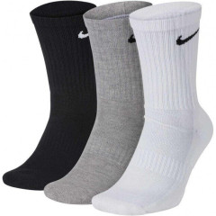 Шкарпетки Nike Everyday Lightweight Crew 3-pack 46-50 black/gray/white SX7676-901 Шкарпетки Nike Everyday Lightweight Crew 3-pack 46-50 black/gray/white SX7676-901