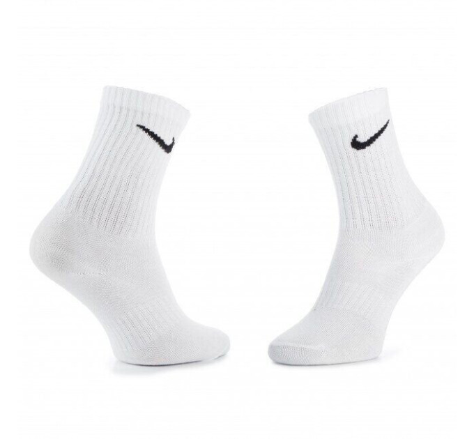 Шкарпетки Nike Everyday Lightweight Crew 3-pack 46-50 black/gray/white SX7676-901