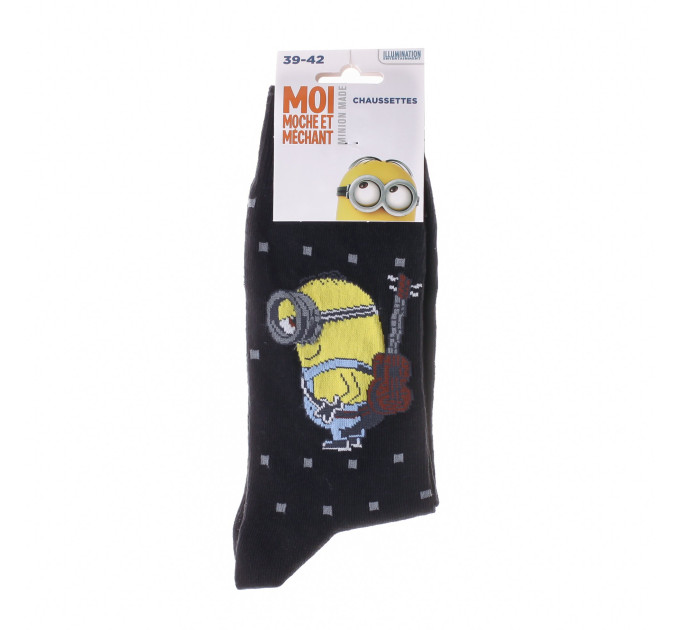 Шкарпетки Minions Minion Guitar 1-pack 39-42 black 93154967-5