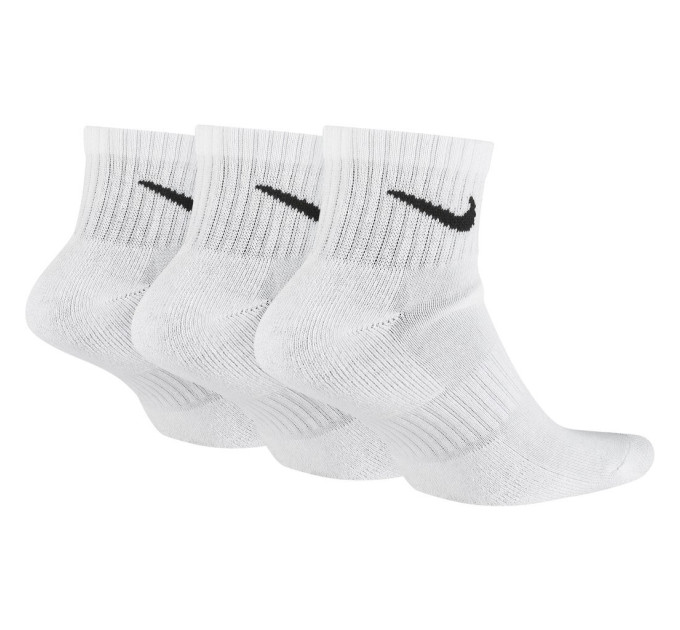 Шкарпетки Nike Everyday Cushion Ankle 3-pack 38-42 white SX7667-100