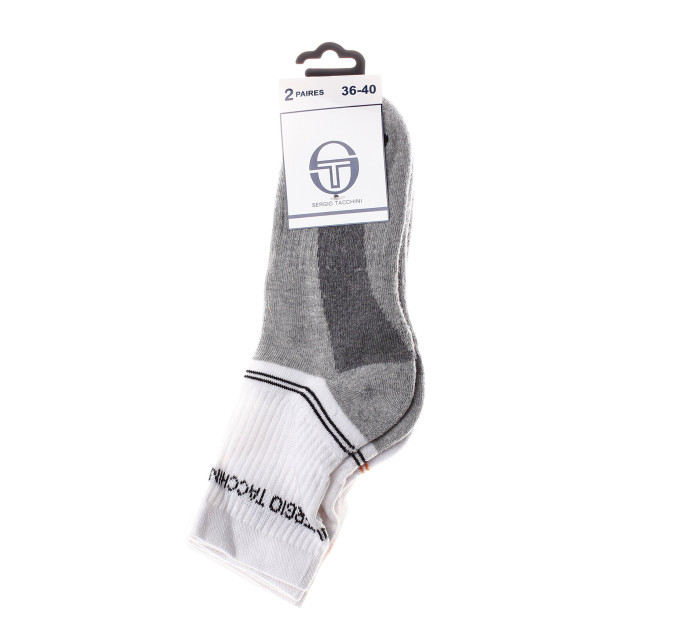 Шкарпетки Sergio Tacchini 2-pack 36-40 white/gray/orange 13150661-1