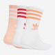 Шкарпетки Adidas CREW SOCK 3STR білий, рожевий, червоний (46-48) JI9472 46-48