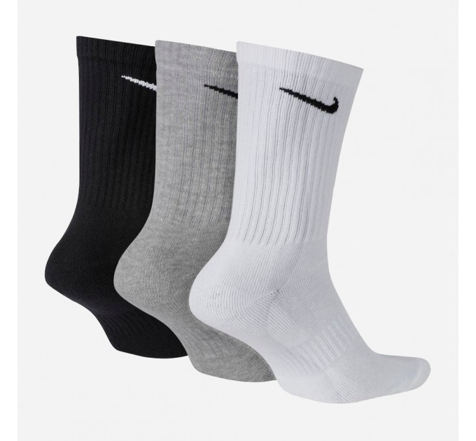 Чоловічі шкарпетки Nike Everday cush crew mix color 3 pair L (42-46) SX7664-901 L