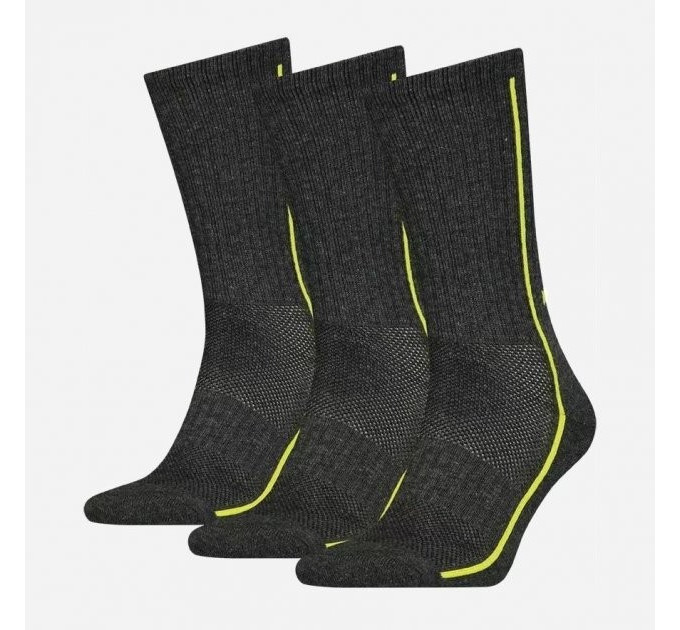 Чоловічі Шкарпетки Head PERFORMANCE CREW 3P UNISEX темно-сірий, жовтий Уні 39-42 791011001-009 Чоловічі Шкарпетки Head PERFORMANCE CREW 3P UNISEX темно-сірий, жовтий Уні 39-42 791011001-009