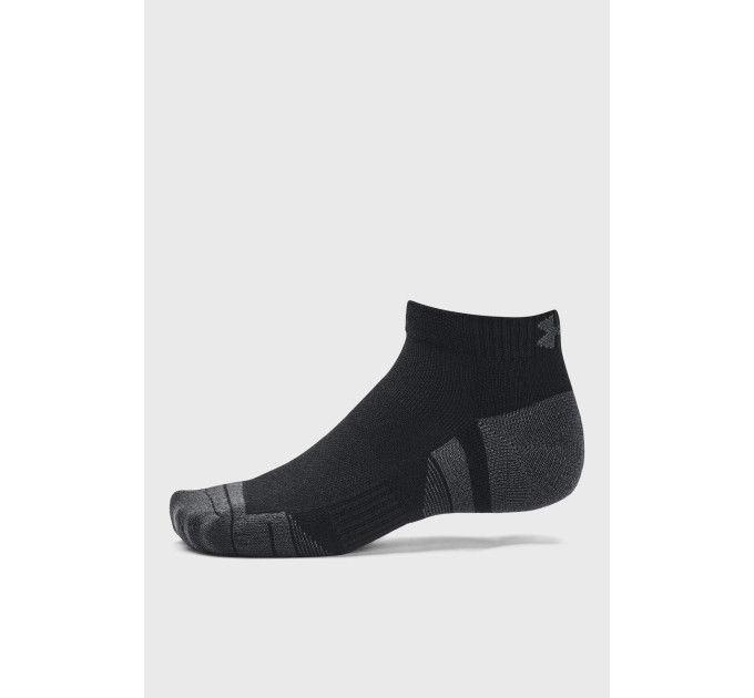 Чоловічі Шкарпетки UA Performance Tech 3pk Low Чорний M (1379504-001 M)