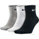 Чоловічі Шкарпетки Nike U NK PERF LTWT QT 3PR Чорний, Білий, Сірий M (38-42) (SX4706-901 38-42)