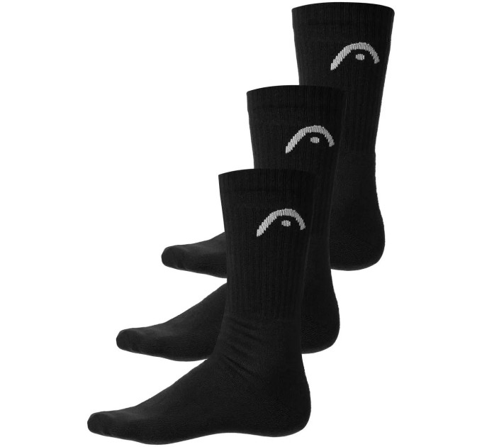 Чоловічі Шкарпетки Head ALL SPORTS TRAINING CREW 3P чорний Уні 43-46 701229015-001 43-46 Чоловічі Шкарпетки Head ALL SPORTS TRAINING CREW 3P чорний Уні 43-46 701229015-001 43-46