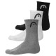 Чоловічі Шкарпетки Head ALL SPORTS TRAINING SHORT CREW 3P сірий, білий, чорний Чол 39-42 701229016-004 39-42