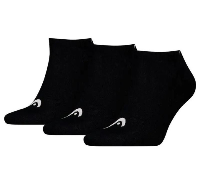 Чоловічі Шкарпетки Head ALL SPORTS TRAINING SNEAKER 3P чорний Чол 39-42 701229018-001 39-42