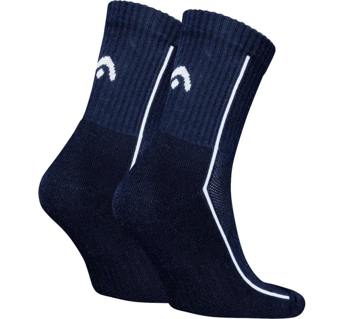 Чоловічі Шкарпетки Head ALL SPORTS PERFORMANCE SHORTCREW 2P темно-синій Чол 42-46 701229021-003 42-46