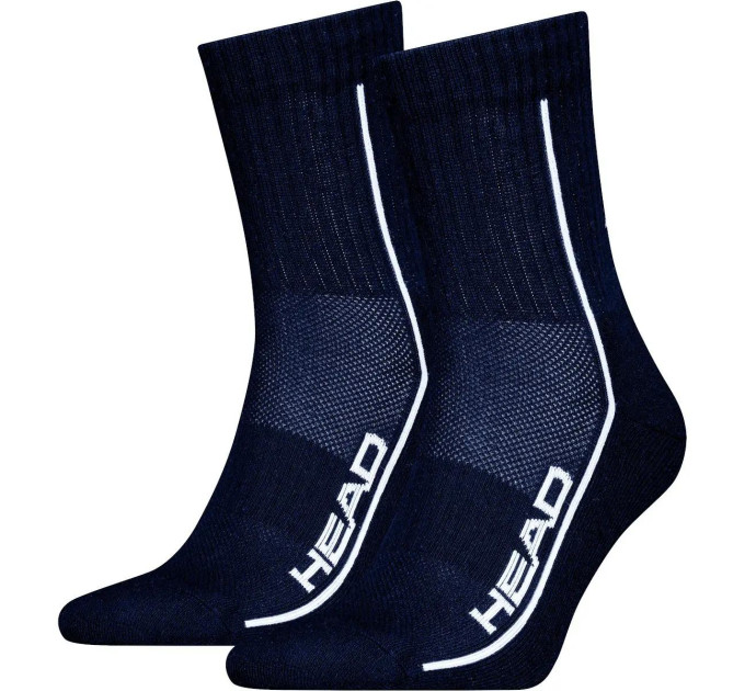 Чоловічі Шкарпетки Head ALL SPORTS PERFORMANCE SHORTCREW 2P темно-синій Чол 42-46 701229021-003 42-46