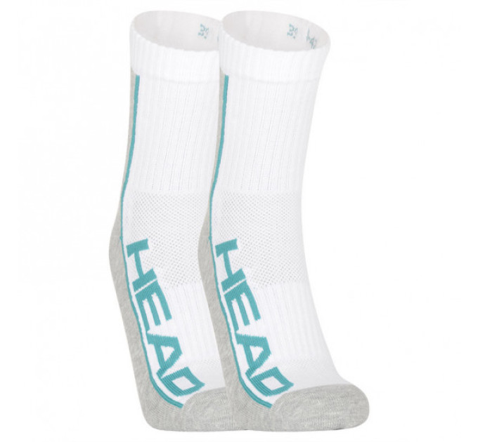 Шкарпетки Head PERFORMANCE SHORT CREW Білий; Сірий; Мультиколор 35-38 (791010001-003)