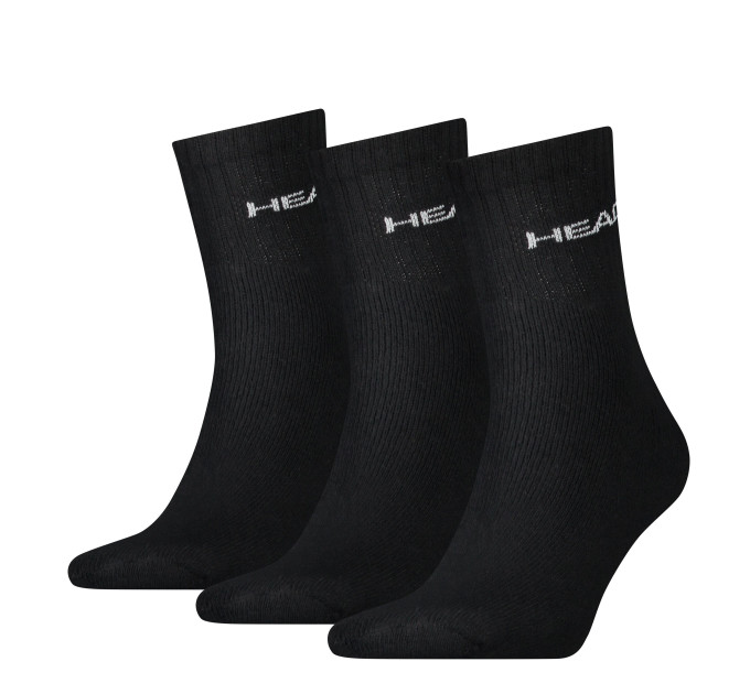 Шкарпетки Head Short Crew Unisex 3-pack 35-38 black 771026001-200 Шкарпетки Head Short Crew Unisex 3-pack 35-38 black 771026001-200