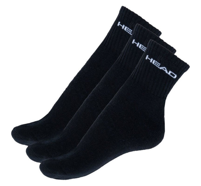 Шкарпетки Head Short Crew Unisex 3-pack 35-38 black 771026001-200