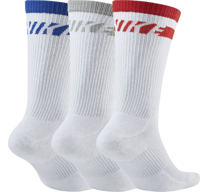 Шкарпетки Nike 3-pack 38-42 white/multicolor CZ0502-903