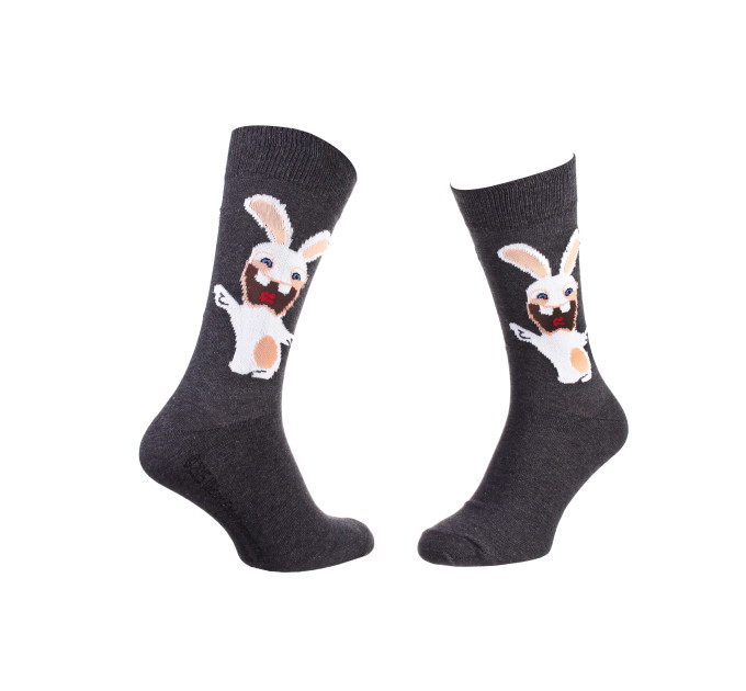 Шкарпетки Rabbids Invasion Rabbits Open Arm 1-pack Сірий 39-42 (93153261-2)