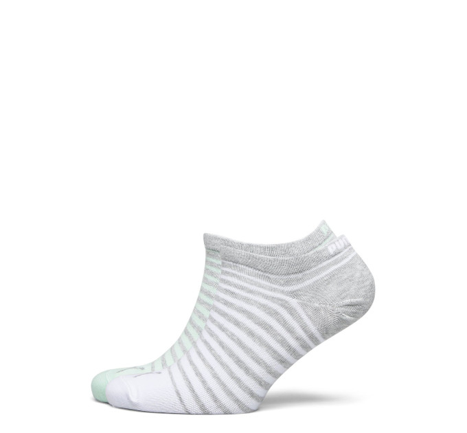 Шкарпетки Puma Unisex Sneaker 2-pack 39-42 gray/white/light green 101001001-025