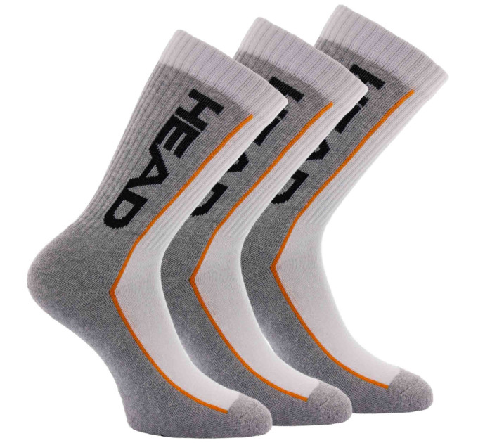Шкарпетки Head Performance Crew 3-pack 35-38 white/gray 781011001-062